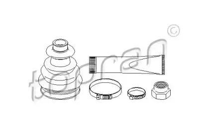 Комплект пылника, приводной вал TOPRAN купить