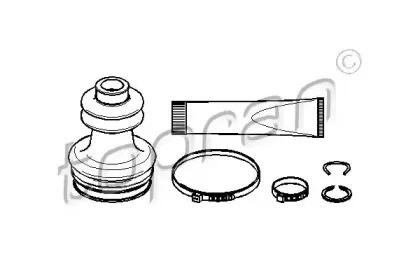 Комплект пылника, приводной вал TOPRAN купить