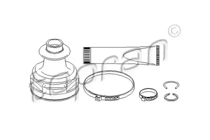 Комплект пылника, приводной вал TOPRAN купить