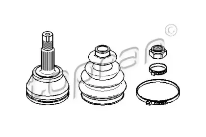 Шарнирный комплект, приводной вал TOPRAN купить