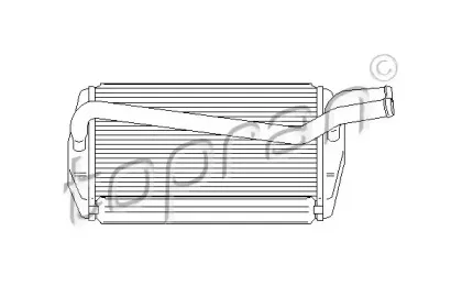 Теплообменник, отопление салона TOPRAN купить