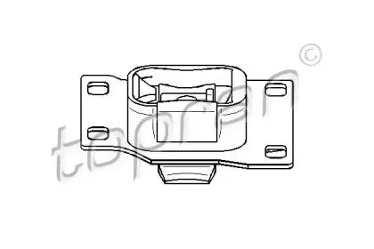 Подвеска, ступенчатая коробка передач TOPRAN купить