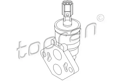 Поворотная заслонка, подвод воздуха TOPRAN купить