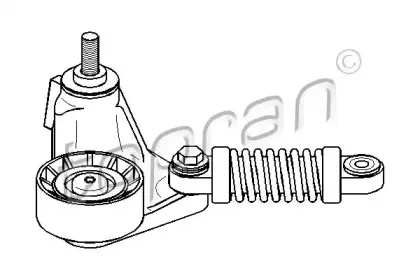 Натяжитель ремня, клиновой зубча TOPRAN купить