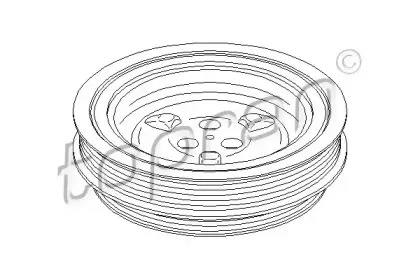 Ременный шкив, коленчатый вал TOPRAN купить