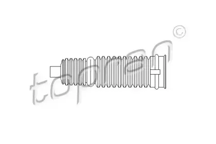 Пыльник, рулевое управление TOPRAN купить