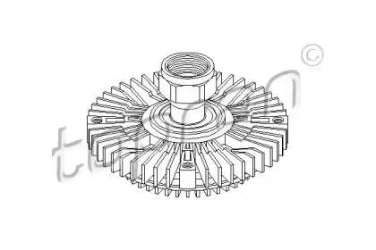 Сцепление, вентилятор радиатора TOPRAN купить