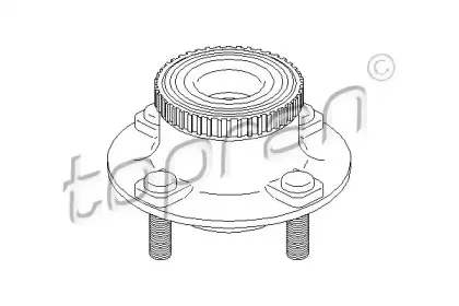 Ступица колеса TOPRAN купить