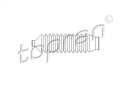 Пыльник, рулевое управление TOPRAN купить