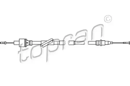 Трос, управление сцеплением TOPRAN купить