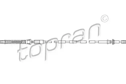 Тросик газа TOPRAN купить