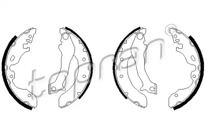 Комплект тормозных колодок TOPRAN купить