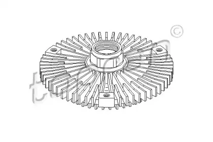 Сцепление, вентилятор радиатора TOPRAN купить