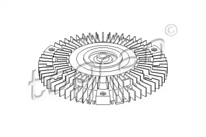 Сцепление, вентилятор радиатора TOPRAN купить