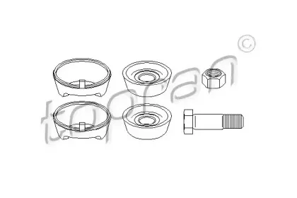 Ремкомплект, поперечный рычаг подвески TOPRAN купить