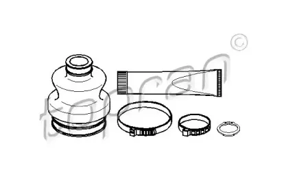 Комплект пылника, приводной вал TOPRAN купить