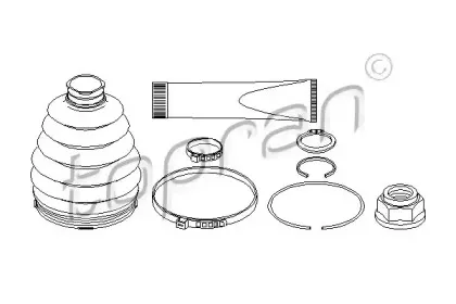 Комплект пылника, приводной вал TOPRAN купить