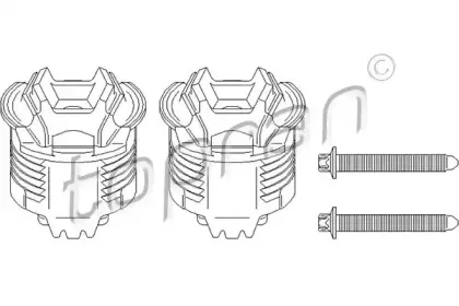 Втулка, балка моста TOPRAN купить