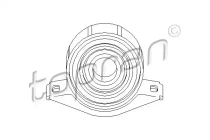 Подвеска, карданный вал TOPRAN купить
