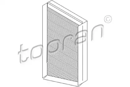 Фильтр, воздух во внутренном пространстве TOPRAN купить