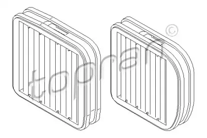 Фильтр, воздух во внутренном пространстве TOPRAN купить