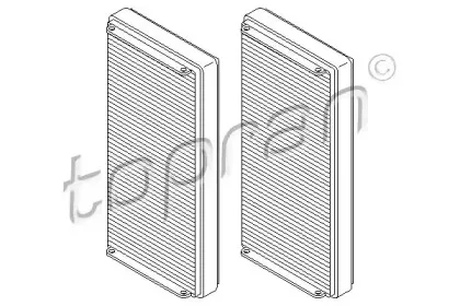 Фильтр, воздух во внутренном пространстве TOPRAN купить
