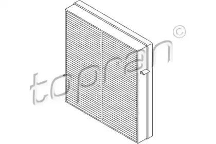 Фильтр, воздух во внутренном пространстве TOPRAN купить