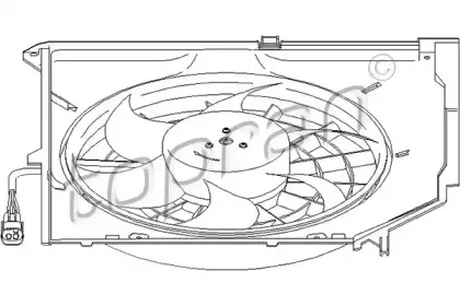 Вентилятор, охлаждение двигателя TOPRAN купить