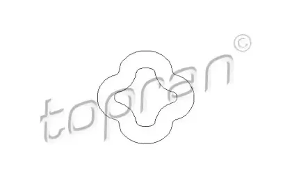Кронштейн, глушитель TOPRAN купить