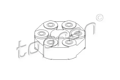 Шарнир, продольный вал TOPRAN купить