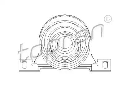 Подвеска, карданный вал TOPRAN купить