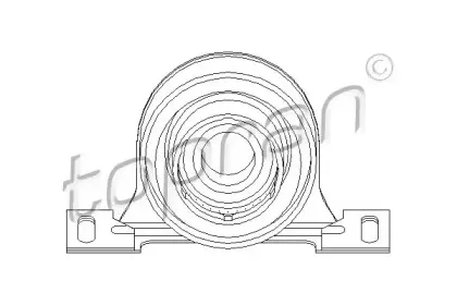 Подвеска, карданный вал TOPRAN купить