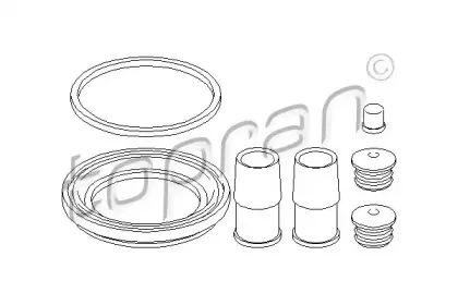 Ремкомплект, тормозной суппорт TOPRAN купить