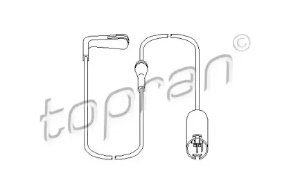 Датчик, износ тормозных колодок TOPRAN купить