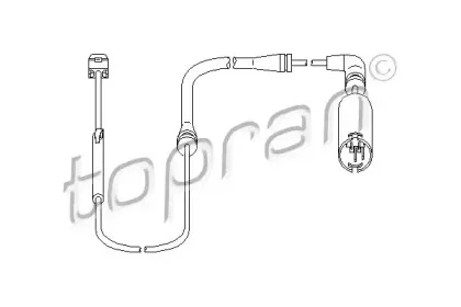 Датчик, износ тормозных колодок TOPRAN купить