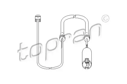 Датчик, износ тормозных колодок TOPRAN купить