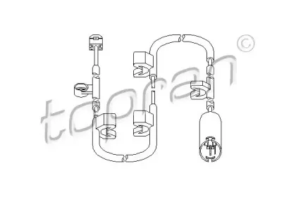 Датчик, износ тормозных колодок TOPRAN купить