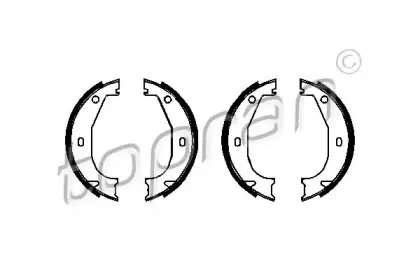 Комплект тормозных колодок, стояночная тормозная система TOPRAN купить