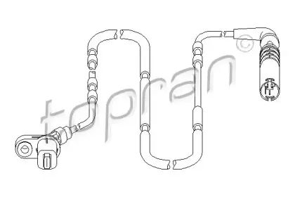 Датчик, частота вращения колеса TOPRAN купить