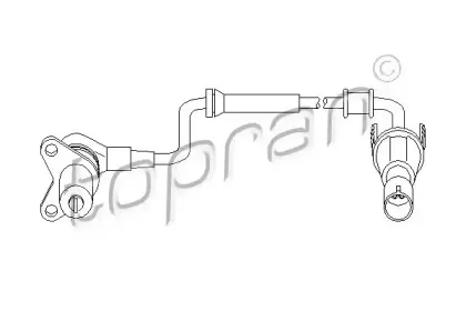 Датчик, частота вращения колеса TOPRAN купить