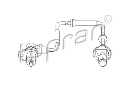 Датчик, частота вращения колеса TOPRAN купить