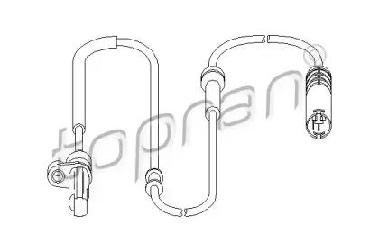 Датчик, частота вращения колеса TOPRAN купить