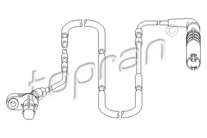 Датчик, частота вращения колеса TOPRAN купить