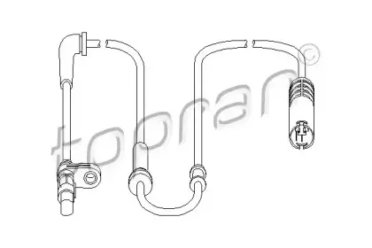 Датчик, частота вращения колеса TOPRAN купить