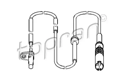Датчик, частота вращения колеса TOPRAN купить
