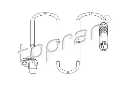 Датчик, частота вращения колеса TOPRAN купить