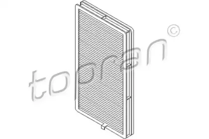 Фильтр, воздух во внутренном пространстве TOPRAN купить