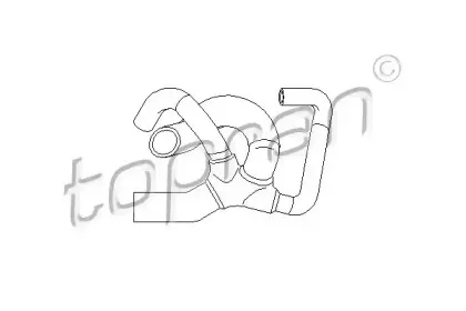 Шланг радиатора TOPRAN купить