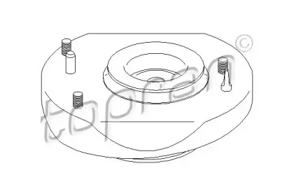 Опора стойки амортизатора TOPRAN купить