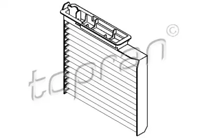 Фильтр, воздух во внутренном пространстве TOPRAN купить
